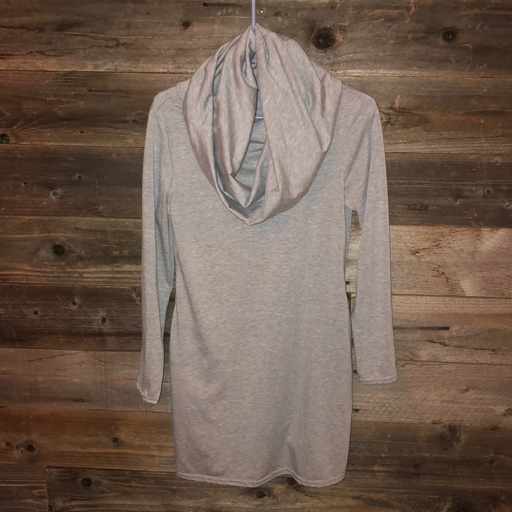 Dress/built in scarf